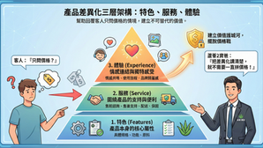 產品差異化三層架構