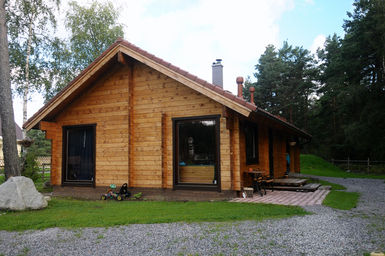 Building a log house in ireland