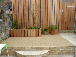 Resin bound courtyard