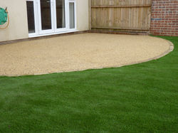 Resin bound patio