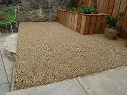 Resin bound courtyard