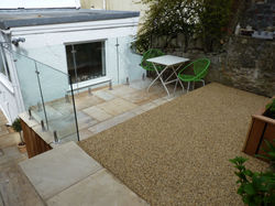 Resin bound courtyard