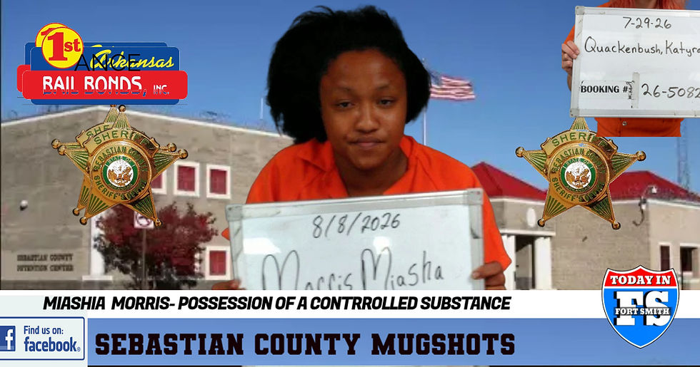 Sebastian County Mugshots: Augist 7, 2026