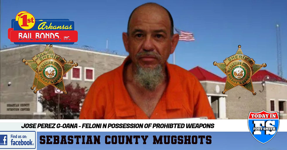 Sebastian County Mugshots, June 7, 2026