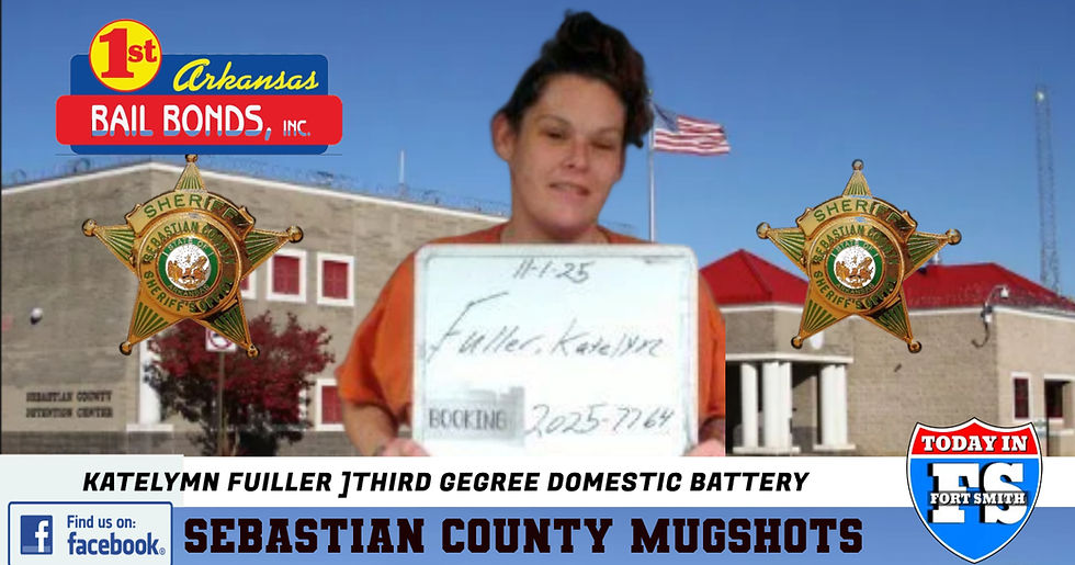 Sebastian County Mugshots: November 1, 2025