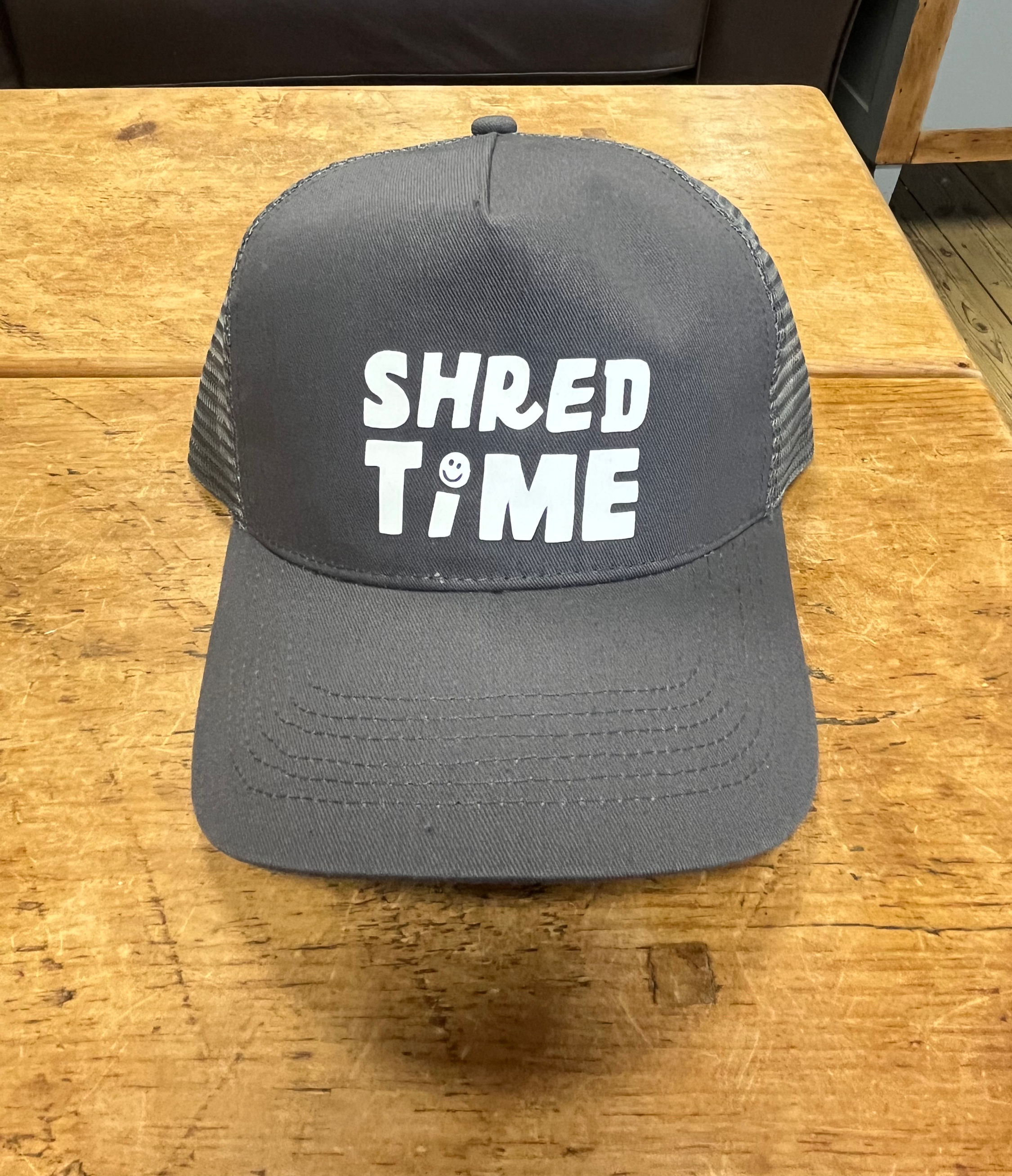 Shred Time Mesh Cap- Grey