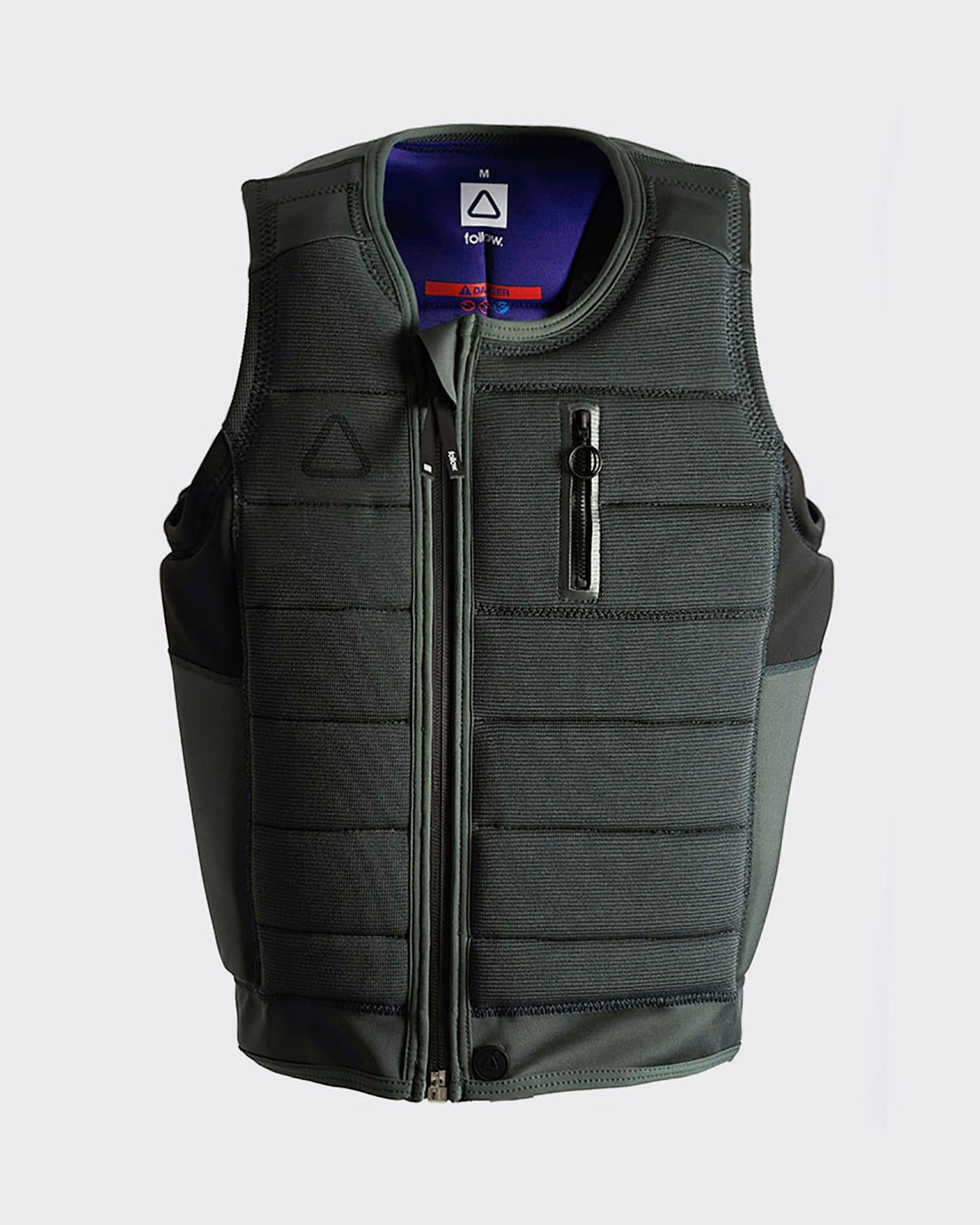 Follow TBA Impact Vest - Olive Green