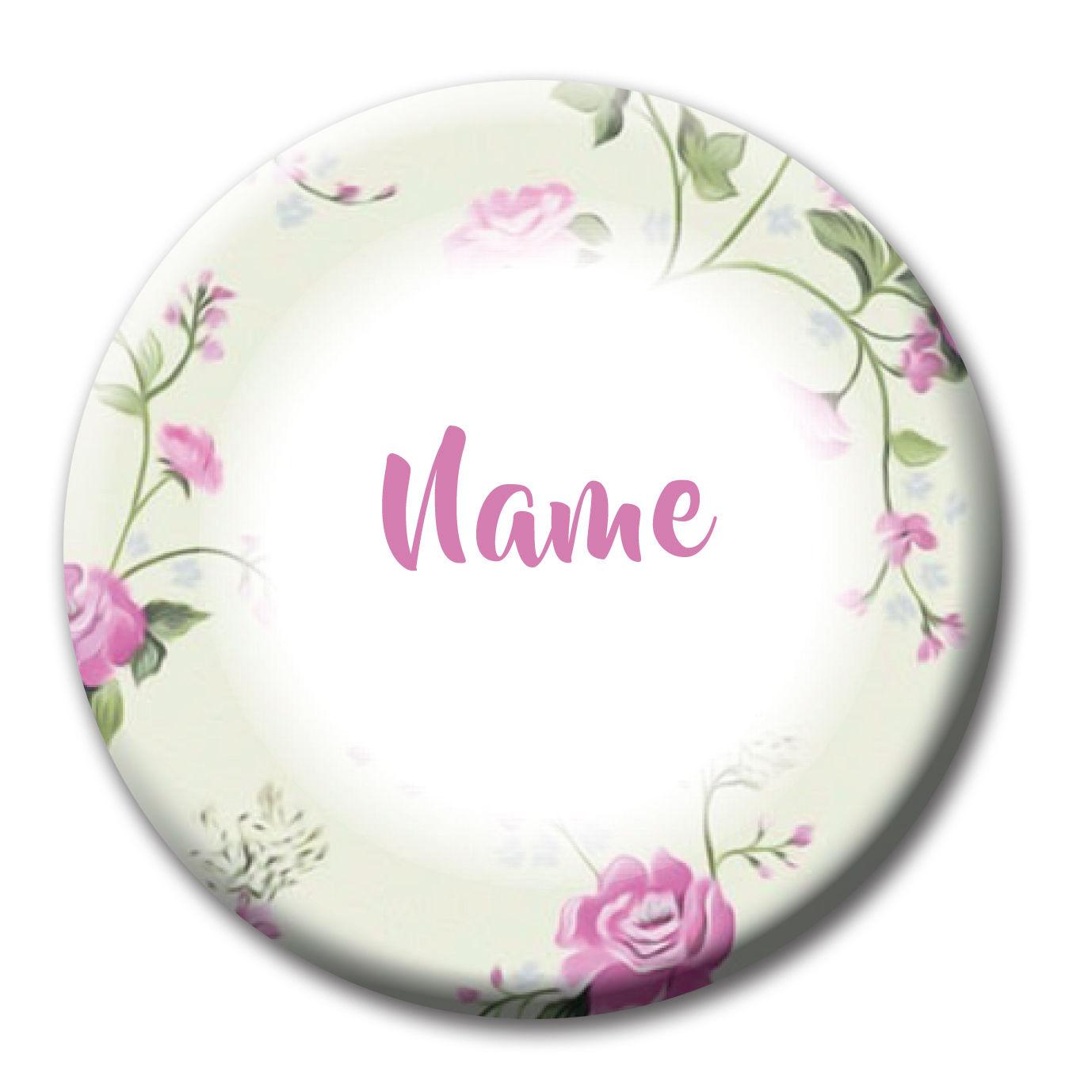 Vintage Floral Hen Party or Birthday Name, Title, BB437