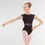 Thumbnail: 1st Position Raglan Sleeve Open Back Mesh Panel Leotard