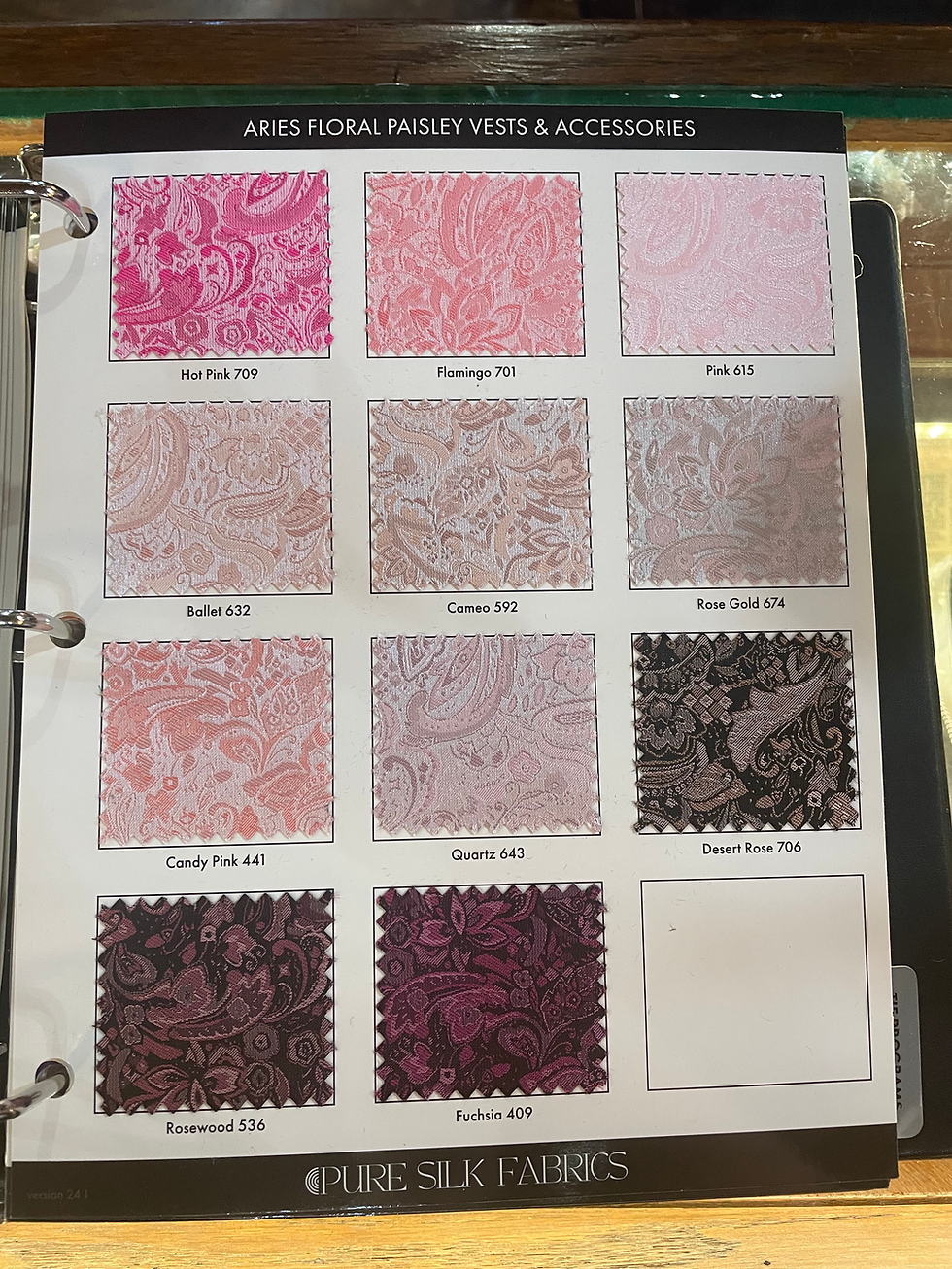 Thumbnail: Accessories, Aries Paisley - Pure Silk Fabrics