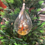 Thumbnail: Blown Glass Teardrop Ornament - Germany, Vintage