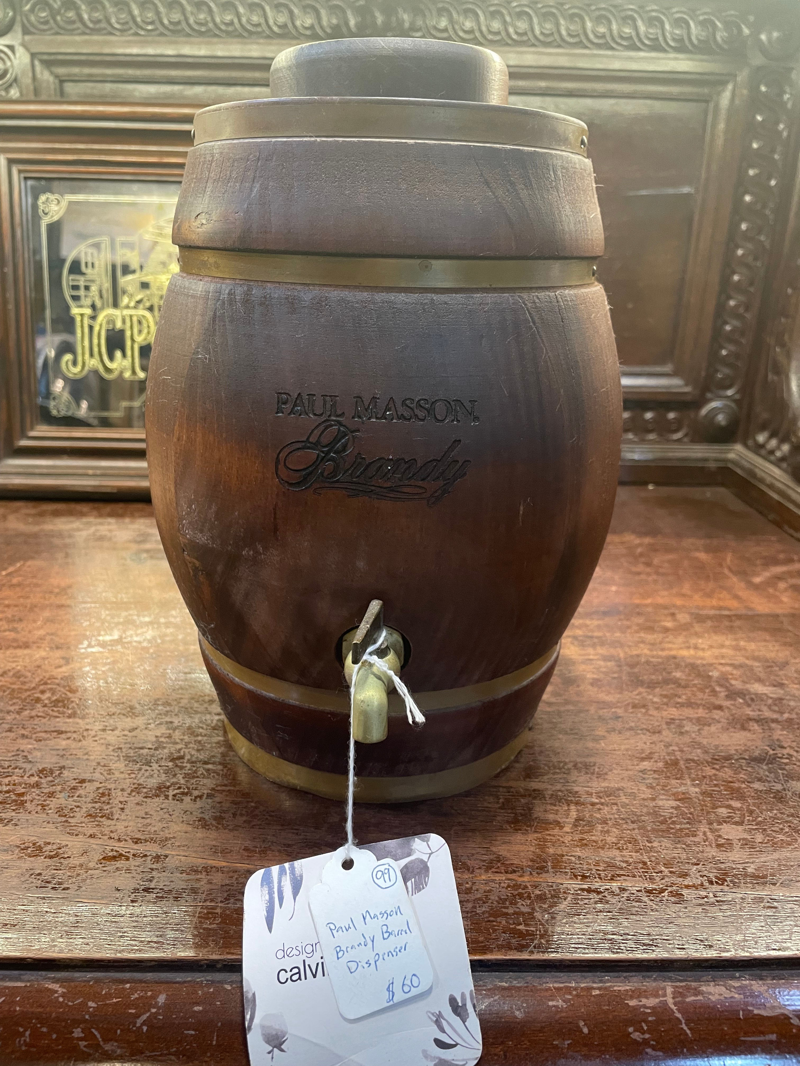 Paul Masson Barrel Dispenser