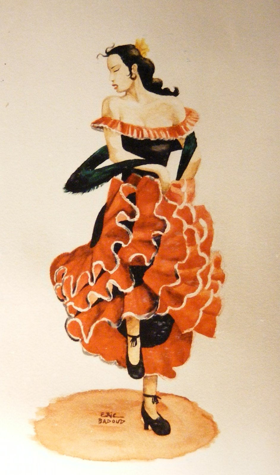 DANSEUSE DE FLAMENCO 1990