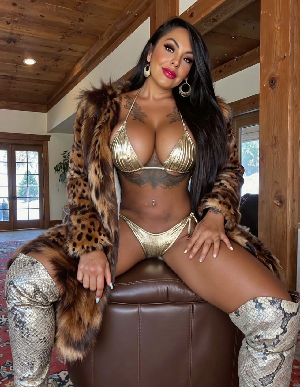 Nina Mercedez posing for a professional photo shoot