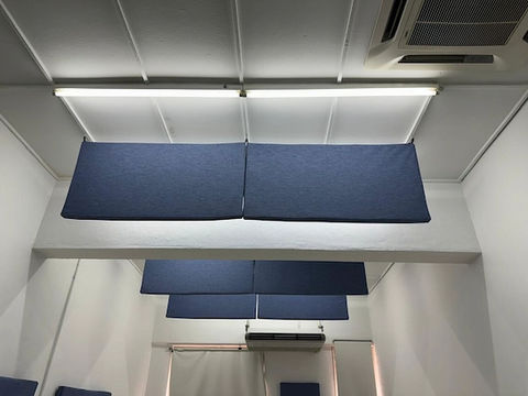 Acoustic baffles as echo and noise control > KSM Group