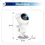 Miniatura: Proyector Astronauta Galaxia estrellas velador luz led Waggs LAMP04