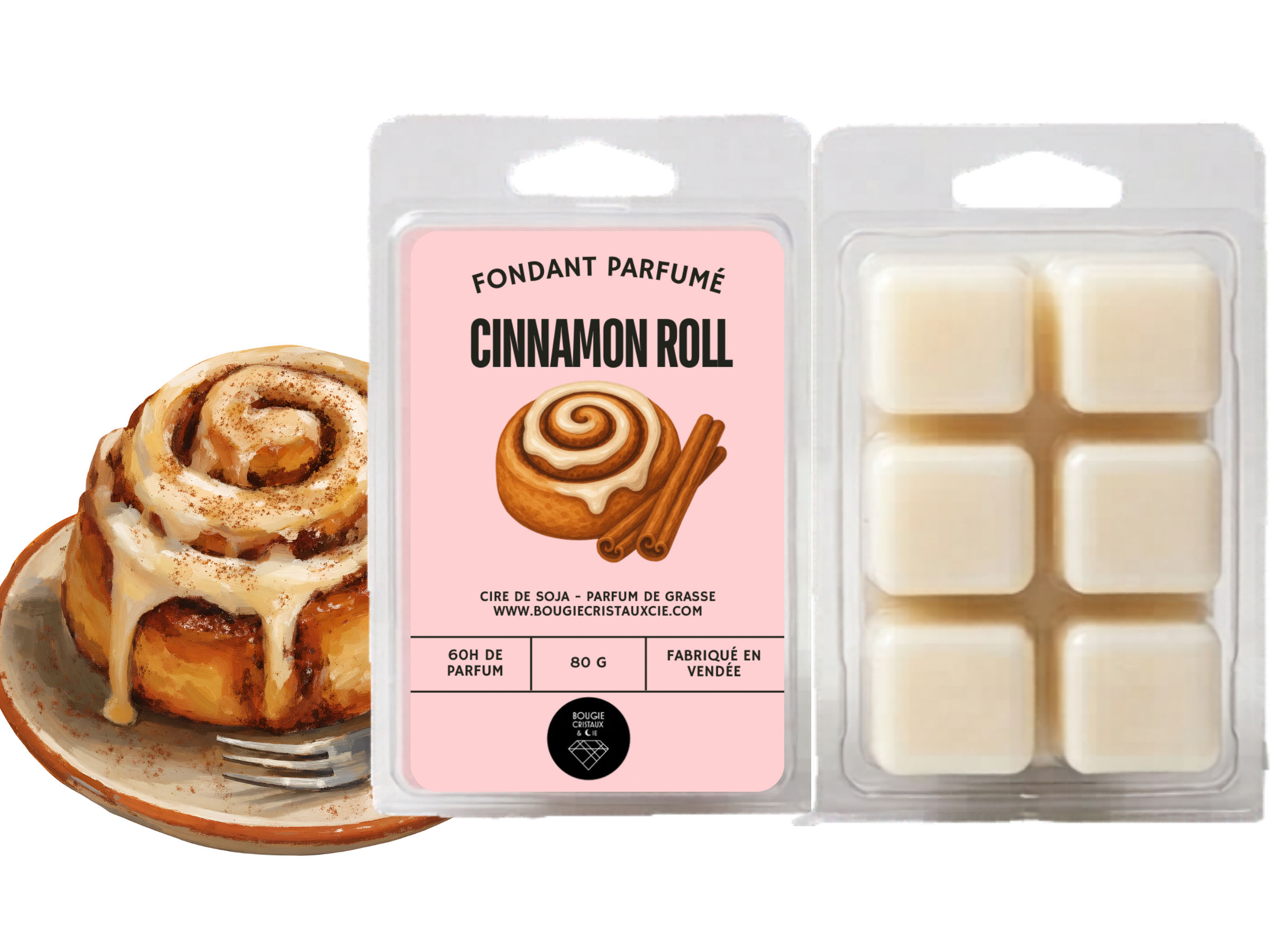 Fondant parfumé - CINNAMON ROLL