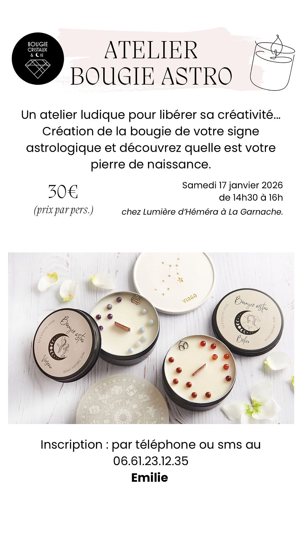 Programme des ateliers pour 2026