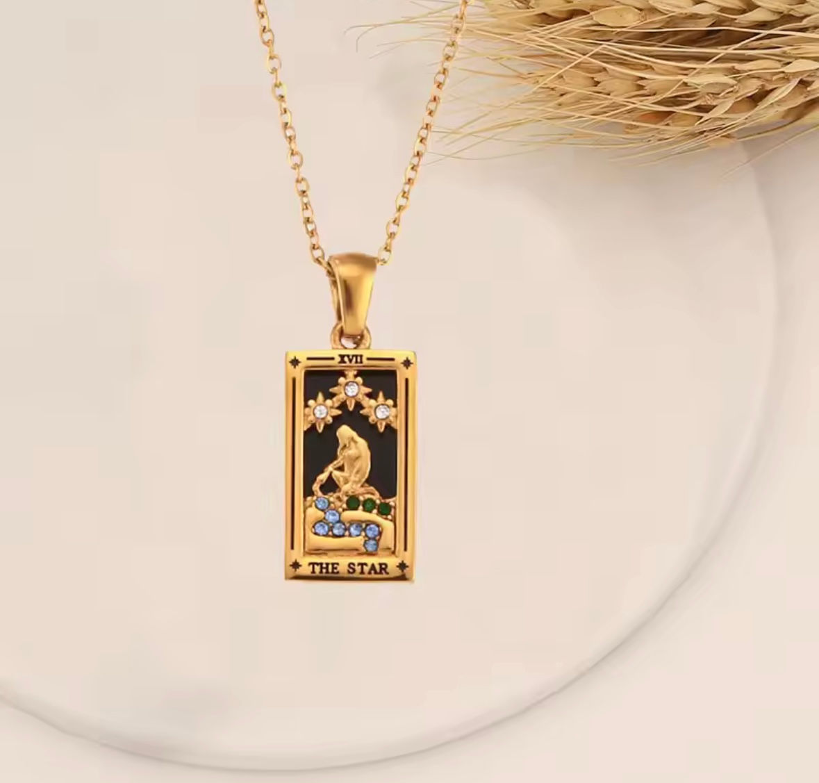 Collier TAROT - L'Etoile