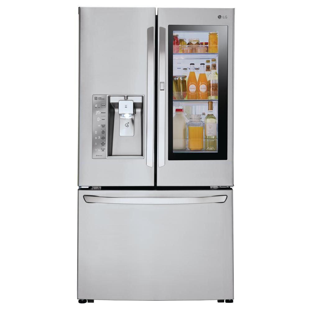 3-Door French Door Smart Refrigerator with InstaView Door-in-Door