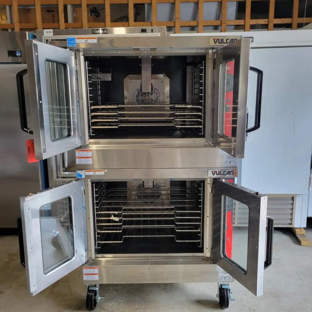 Vulcan VC55GD Double Full Size Natural Gas Convection Oven - 50,000 BTU