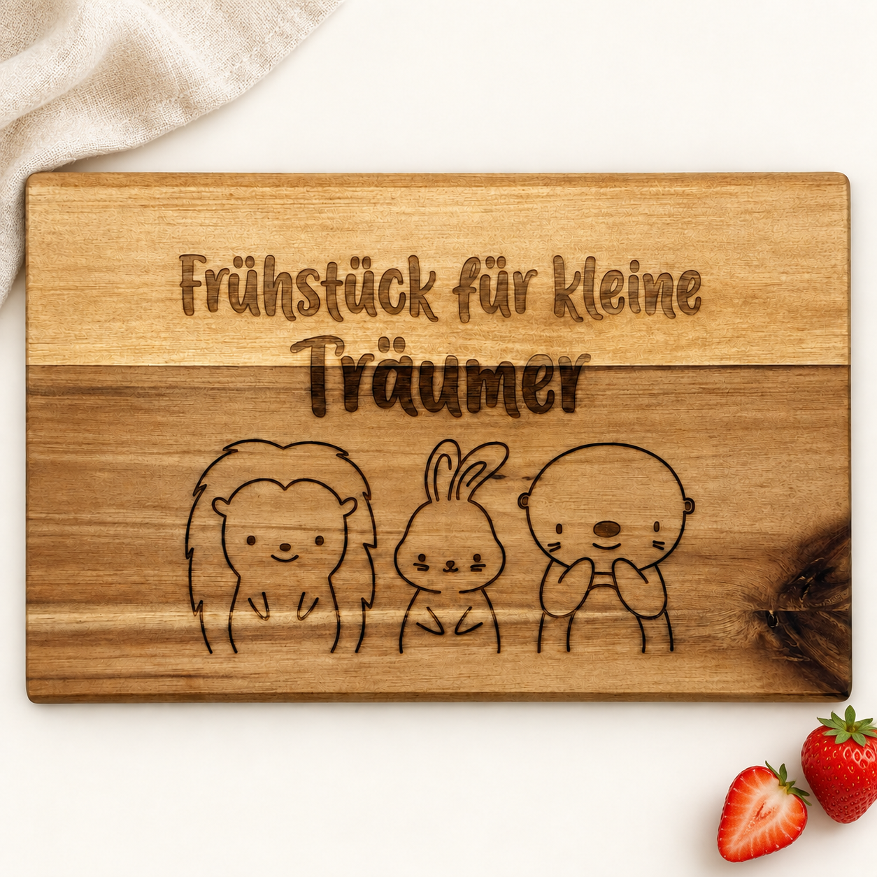 Frühstücksbrettchen „Frühstück für kleine Träumer“