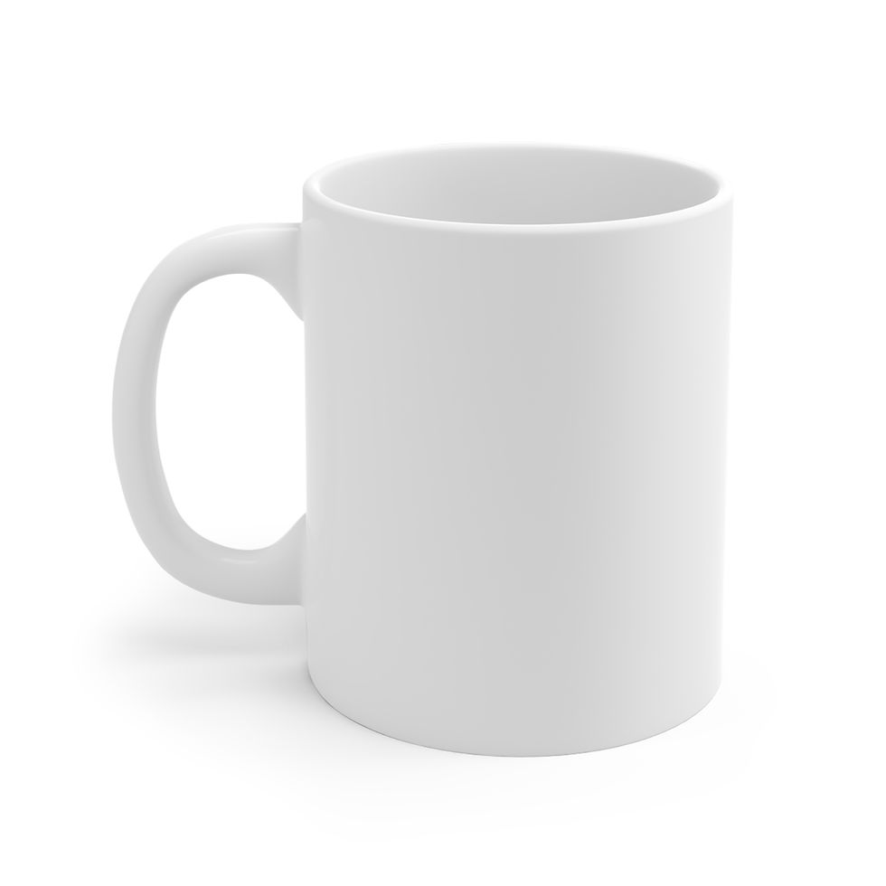 Miniaturbild: Lustige Keramiktasse mit Spruch "Ich mag einfach wie ich mich..."
