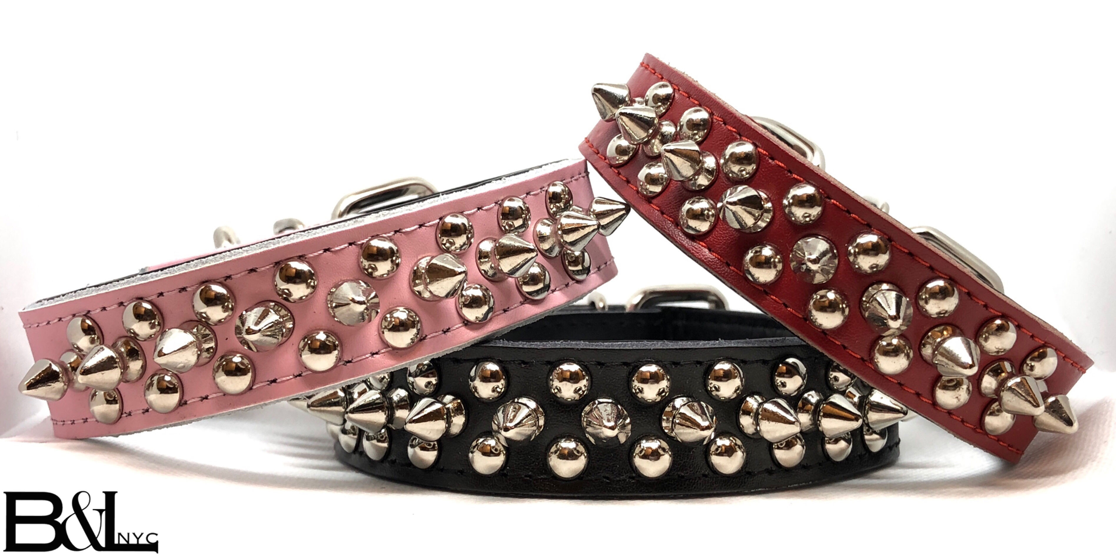 B&L NYC - Biker Spike Leather Collar