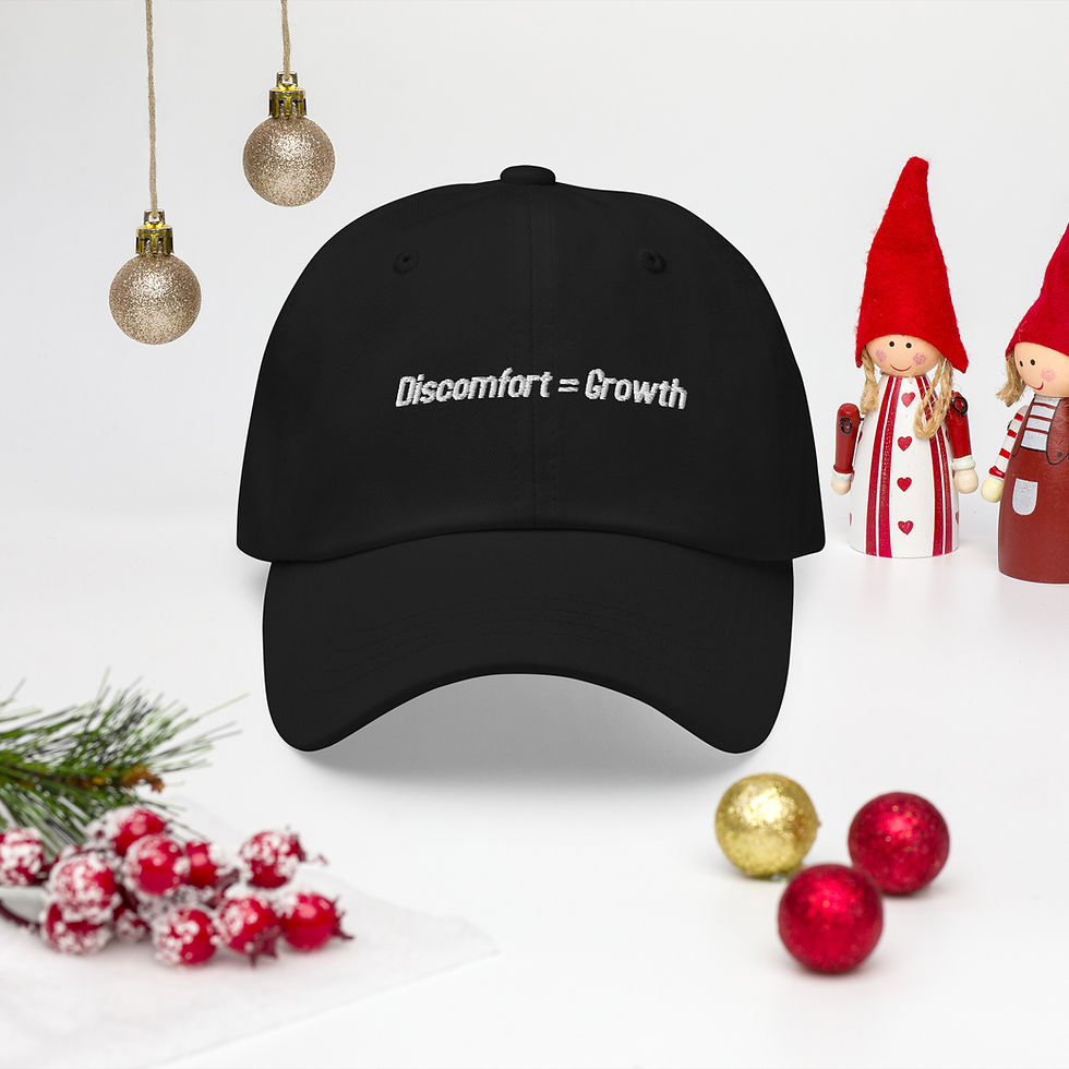 Thumbnail: Discomfort = Growth Dad Hat 