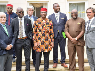 Reception hosted by Honourable Ambassador Obinna C. Onowu.