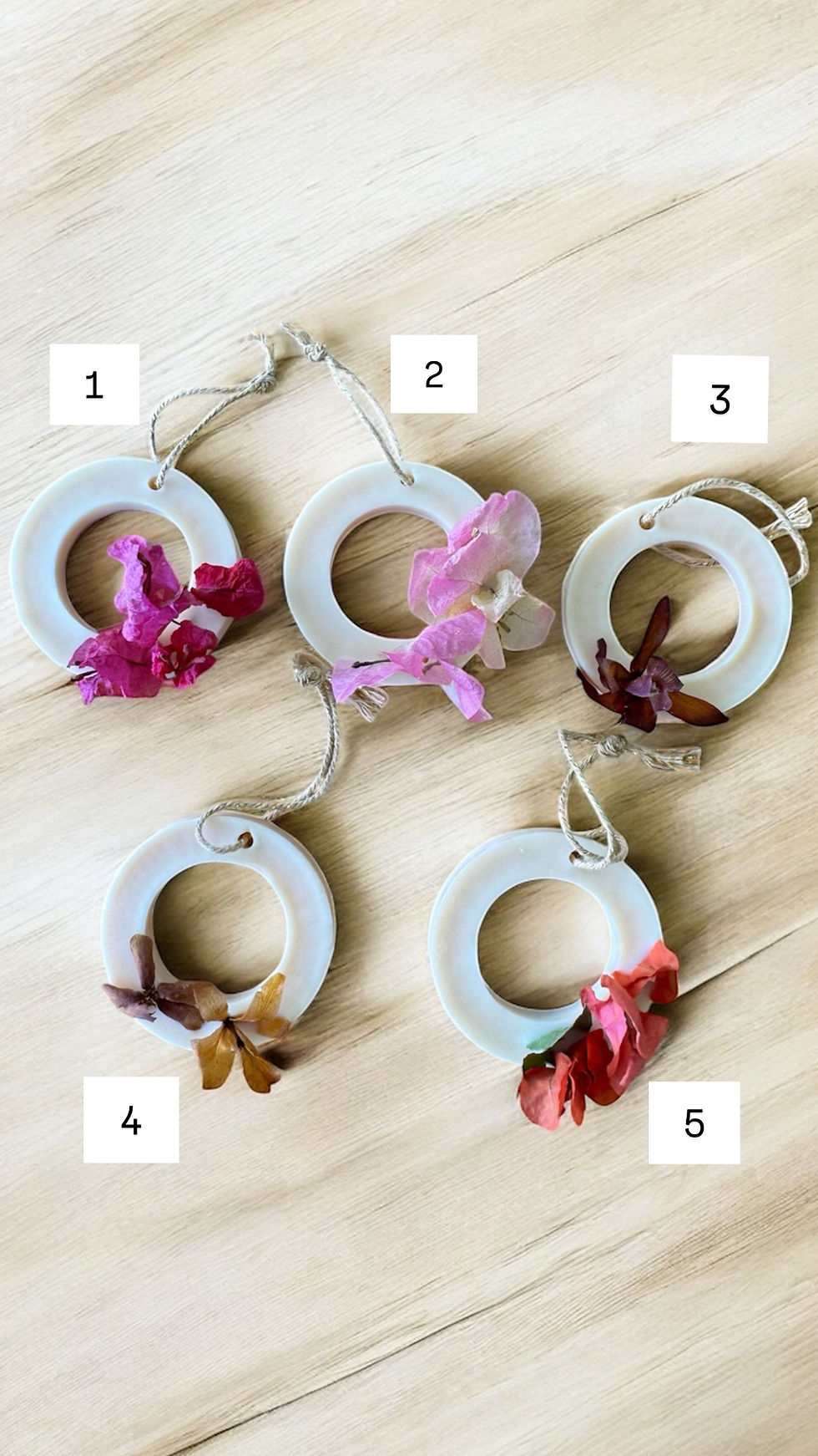 Miniature : Suspensions florales - parfum Fleur de coton 