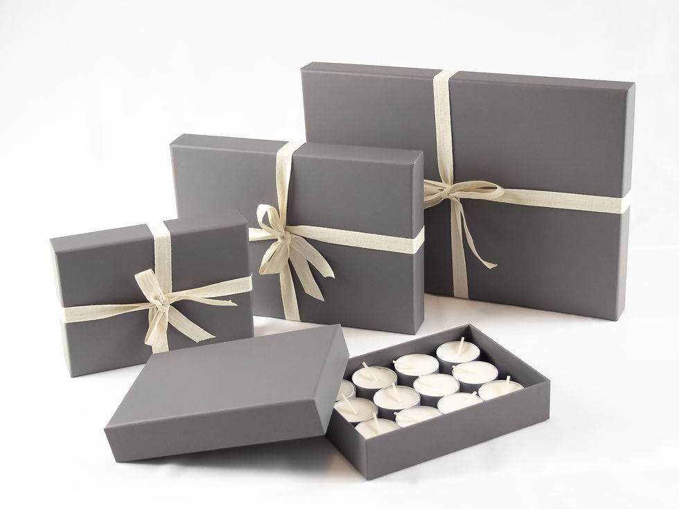 Thumbnail: Unscented Extra Large Coconut-Rapeseed Wax Tea Lights