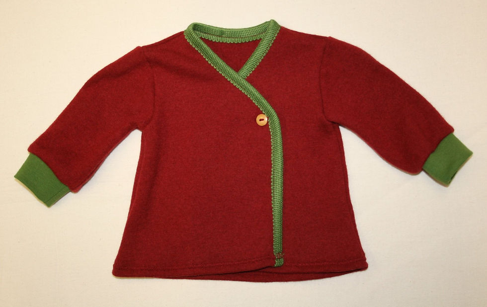 Miniaturbild: Strickjacke "Karl", Wolle (Merinowolle), rot