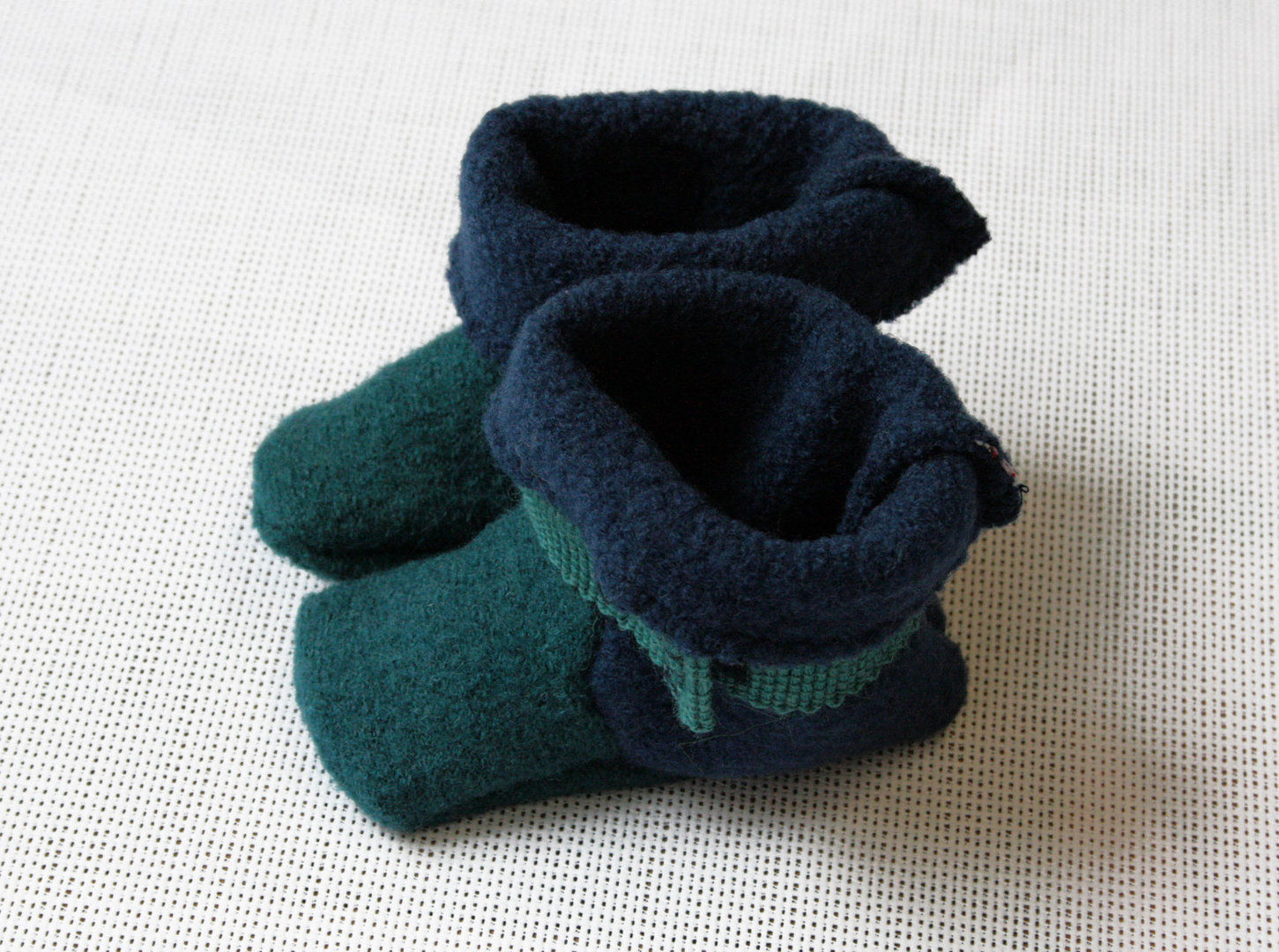 Babyschühchen, Blau-Petrol