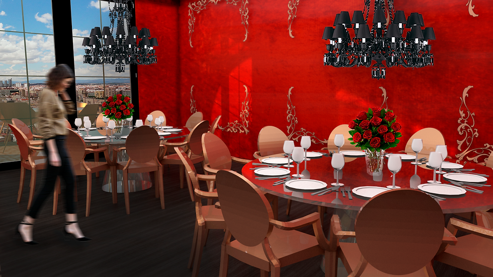 Restaurante AURA zona reservada