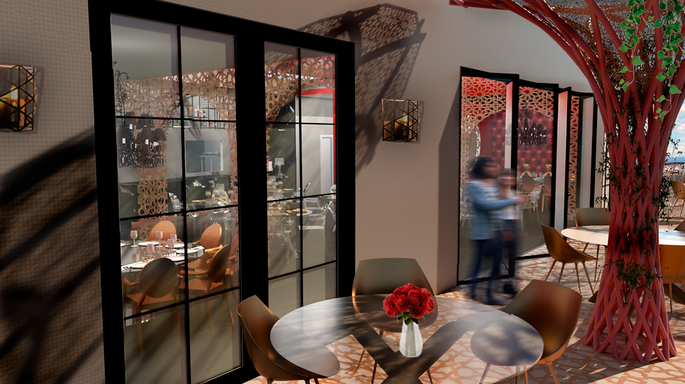 Restaurante AURA terraza