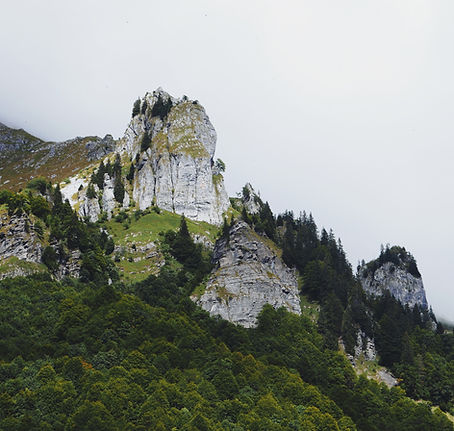 Mountain Cliff View