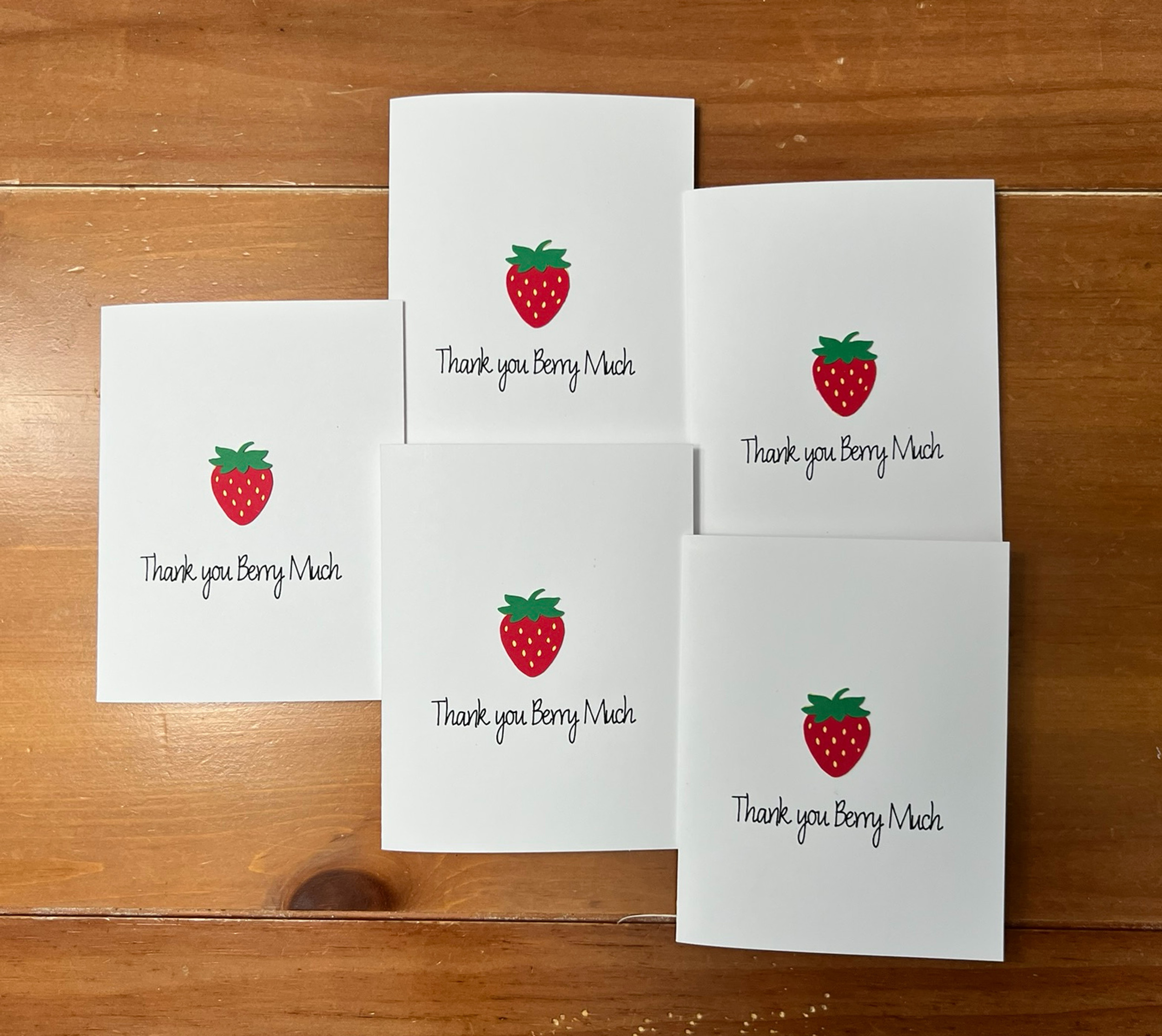 Handmade Thank You Cards Donated