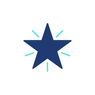 Star icon to represent the Holidays card collection