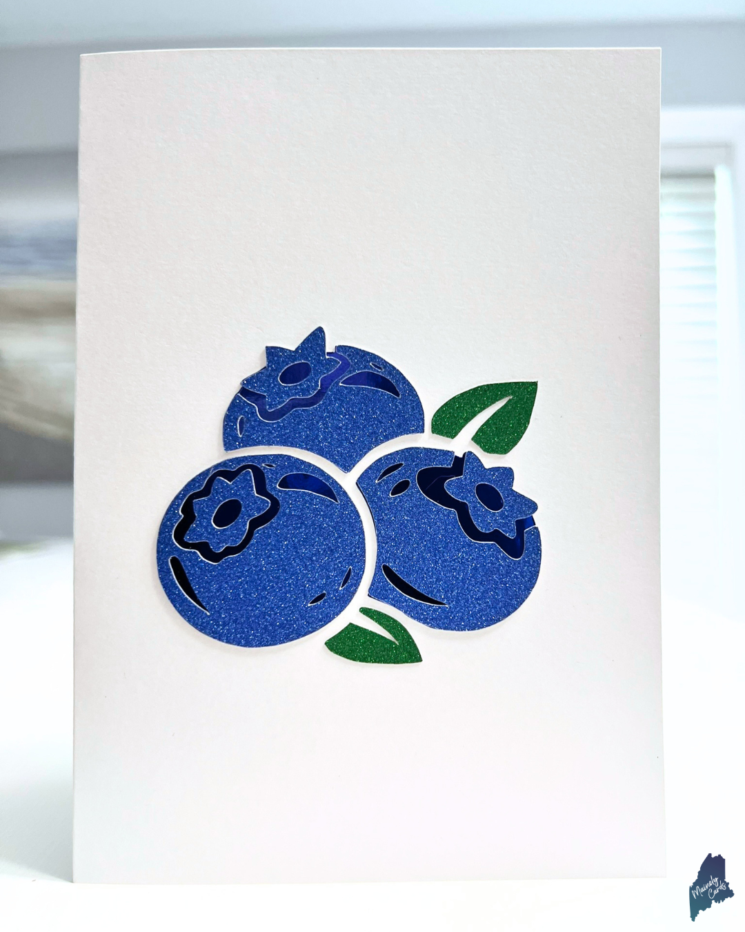 Maine Wild Blueberries | Maine Symbols Card
