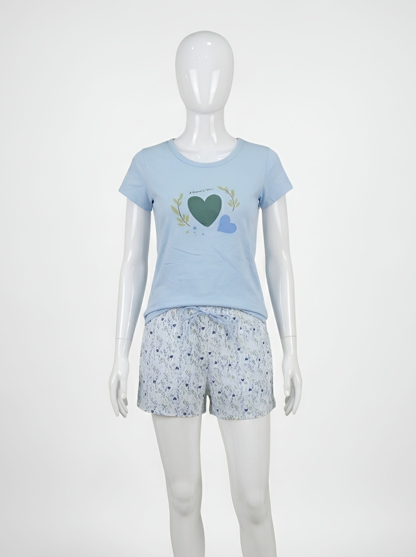 Pijama Corta Hangten Azul Estilo 91695