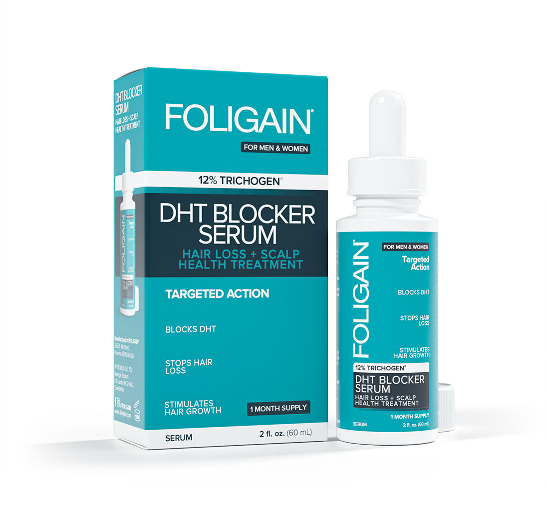 FOLIGAIN SERUM PARA EL RECRECIMIENTO DEL CABELLO CON BLOQUEADOR DE DHT con 12% T