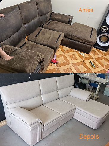 Reforma de sofá em Venda Nova BH – antes e depois DecorarBrasil