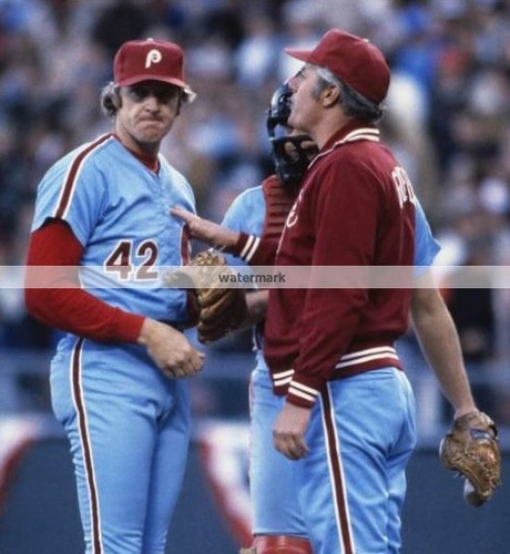 DALLAS GREEN RON REED 1980 PHILLIES PHOTO | phillysportslegends