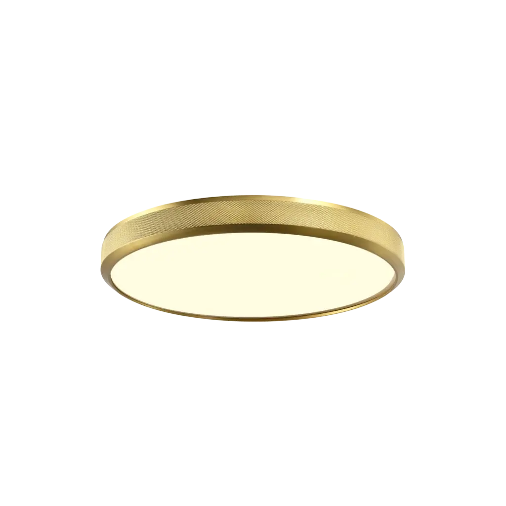 FM11745-LED-12-AGB Zigrina 12" Diamond Knurled Flush Mount By ZEEV