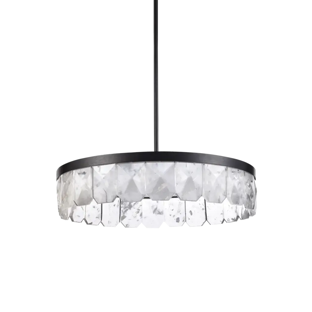 CD11804-LED-32-AGB Odraz 32" Infused Crystal Chandelier BY ZEEV