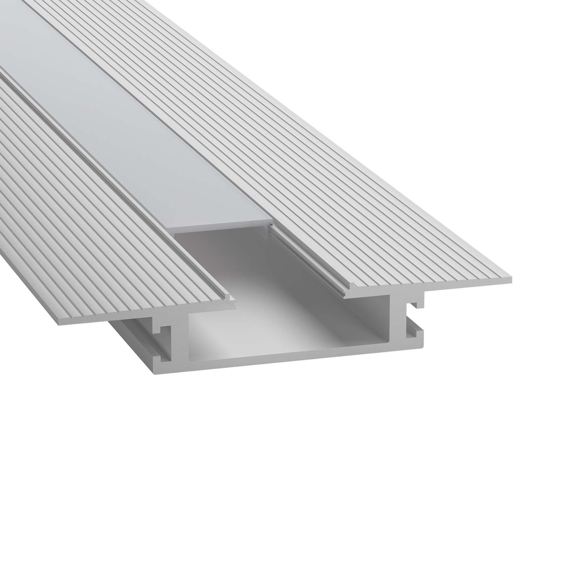 Symmetrical Recessed Channel 8' Linear-LED-T-RCH1-WT