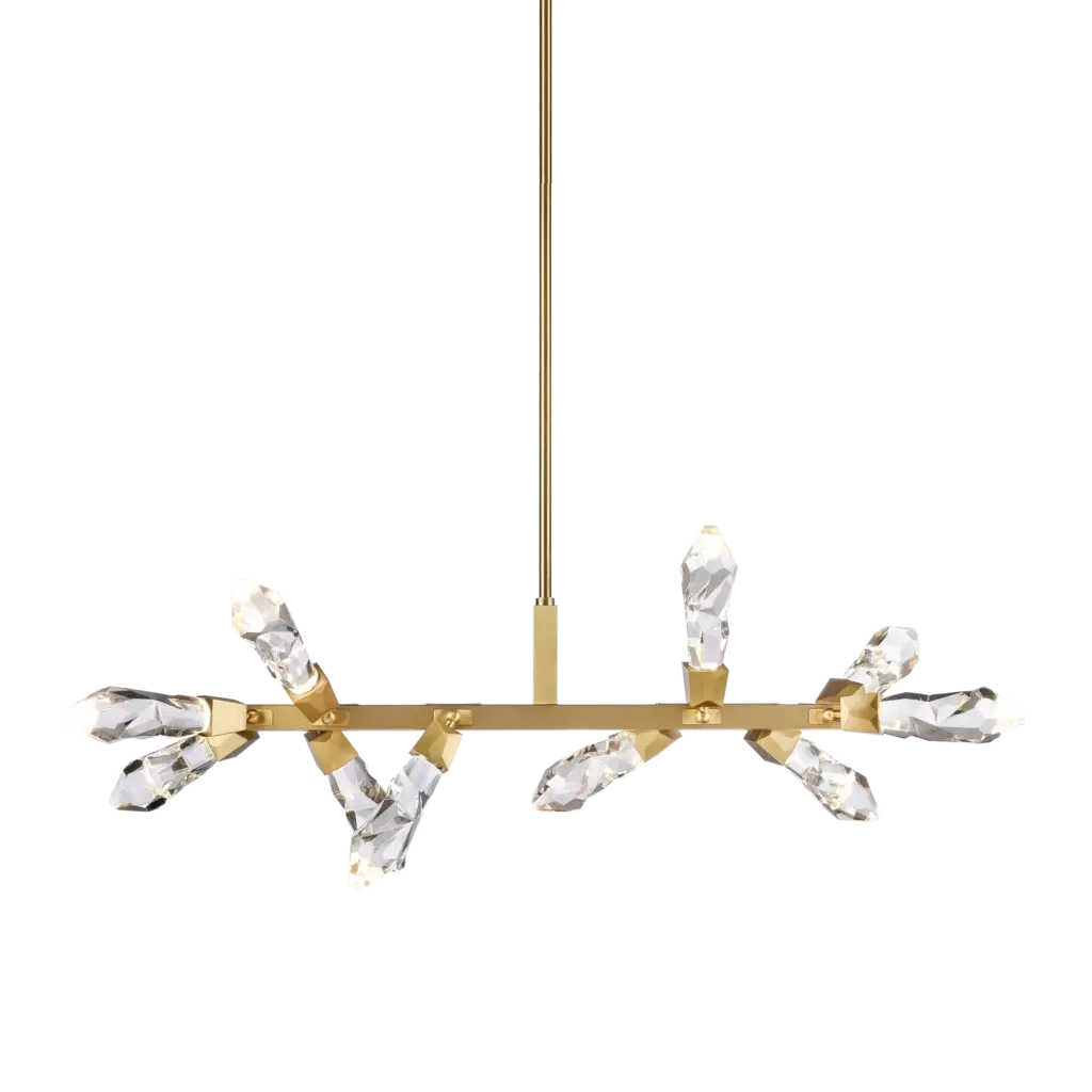 PL11419-LED-8-AGB Angelus 40" Crystal Linear BY ZEEV