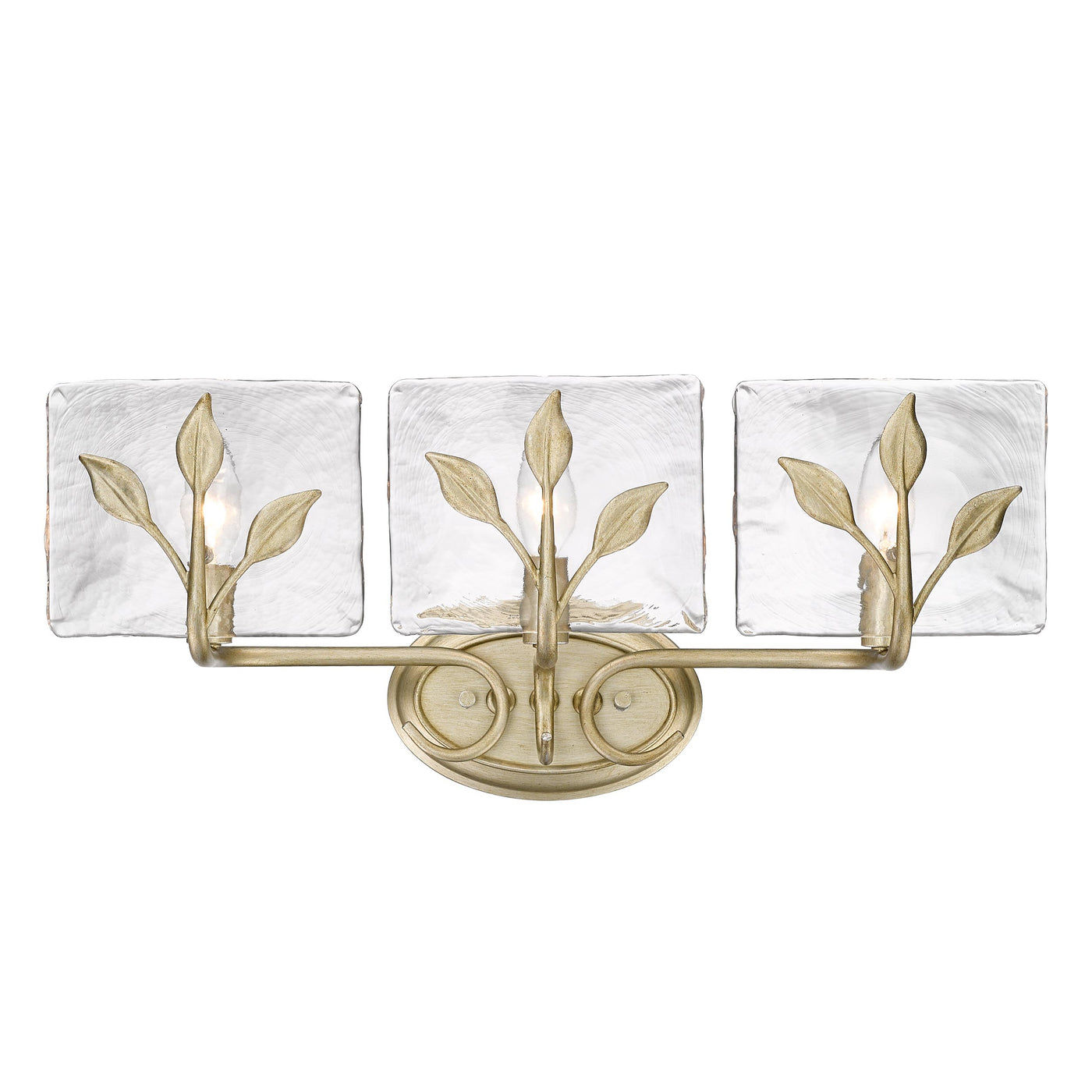 Calla 3-light Vanity 3160-BA3 WG-HWG BY GOLDEN LIGHTING