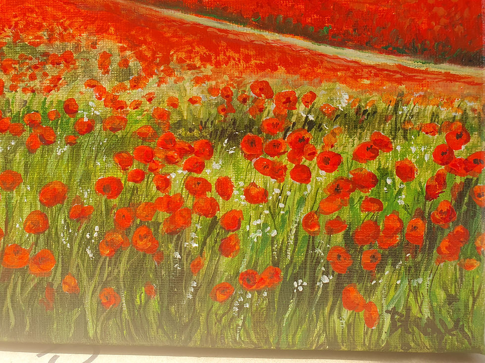 Thumbnail: A blanket of Poppies